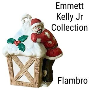 Flambro Emmett Kelly JR EKJ Signature Collection Christmas Lamp